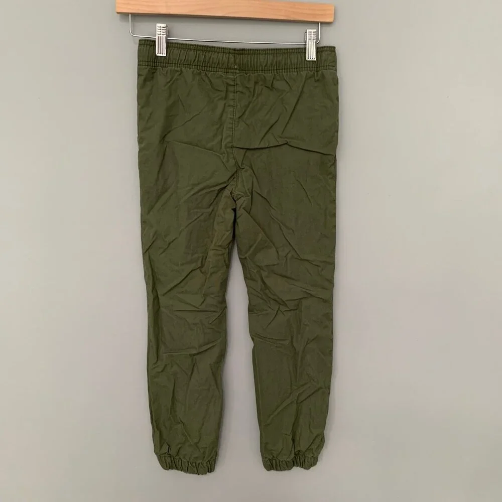 5/$25‎ Carter's Olive Green Fleece Lined Jogger Pants Size 8